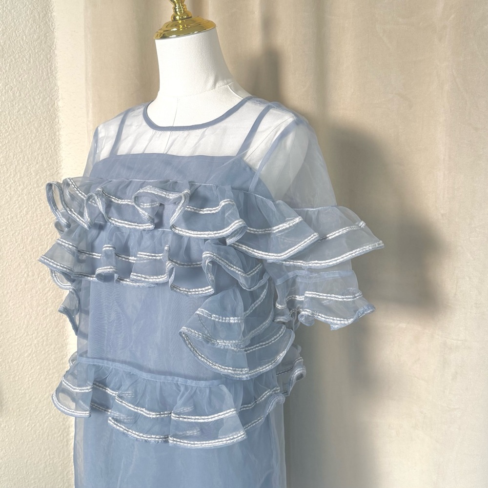 REVOLVE Wyatt Dress in Vintage Blue
TULAROSA
Color: Vintage Blue - Picture 5 of 8